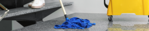 winter office cleaning